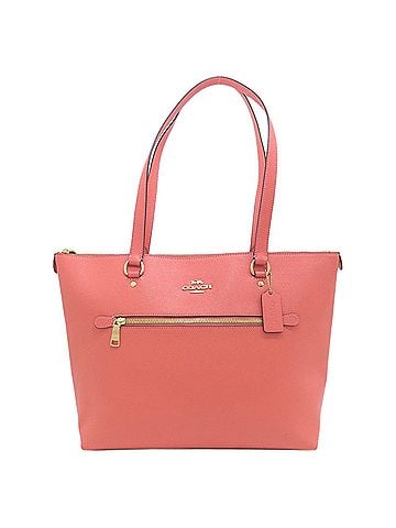 Coach Pink Leather Tote Bag (view 1)