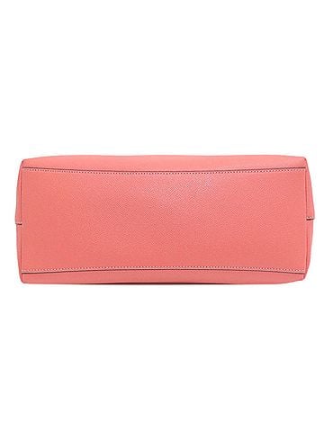 Coach Pink Leather Tote Bag (view 2)
