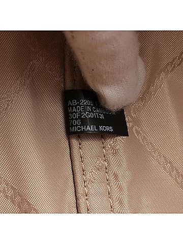 Michael Kors Signature Brown Canvas Tote Bag (view 2)
