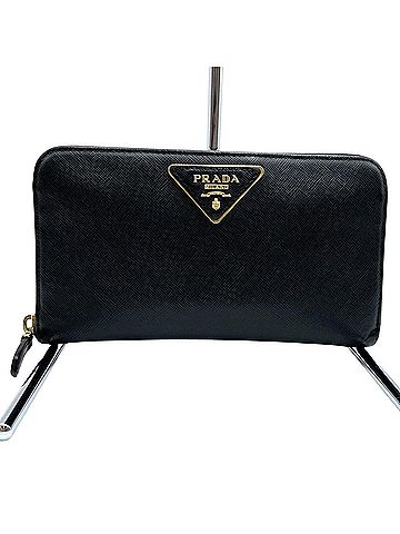 Prada Black Leather Wallet (view 1)