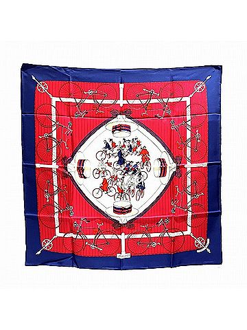 Hermès Carré 90 Multicolour Silk Scarf (view 1)