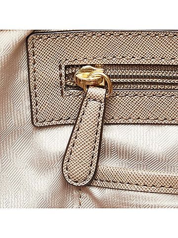 Michael Kors Jet Set Brown Leather Tote Bag (view 2)