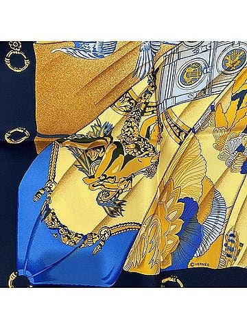Hermès Carré 90 Multicolour Silk Scarf (view 2)