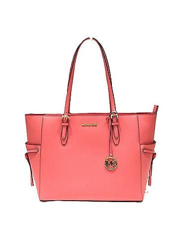 Michael Kors Pink Leather Tote Bag (view 1)