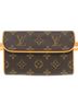 Louis Vuitton 100% Canvas Solid Brown Florentine Brown Canvas Clutch Bag One size - photo 1