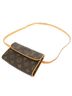 Louis Vuitton 100% Canvas Solid Brown Florentine Brown Canvas Clutch Bag One size - photo 4