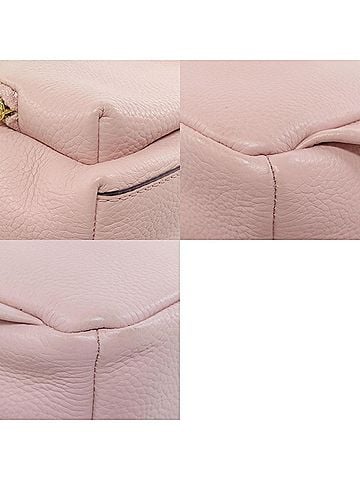 Michael Kors Erin Pink Leather Backpack Bag (view 2)