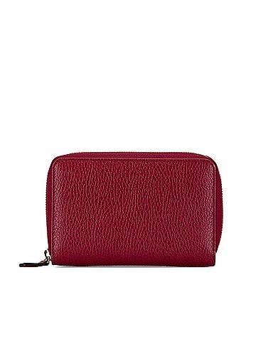 Gucci Gg Marmont Burgundy Leather Wallet (view 1)