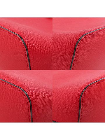 Michael Kors Jet Set Red Leather Tote Bag (view 2)