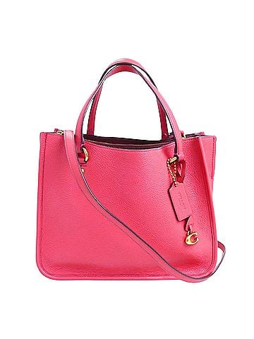 Coach Tyler Carryall Pink Leather Tote Bag (view 1)
