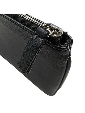 Balenciaga Black Leather Clutch Bag (view 2)