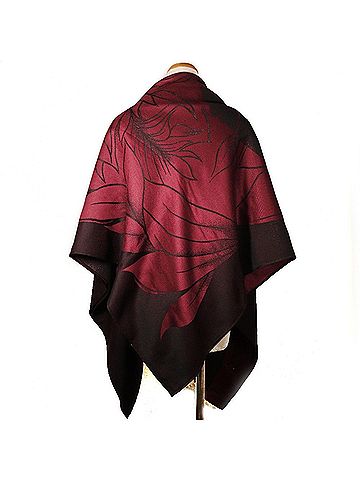 Balenciaga Red Cashmere Scarf (view 2)