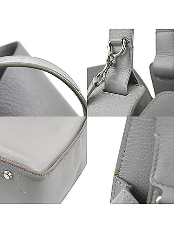 Balenciaga Tool Grey Leather Shoulder Bag (view 2)