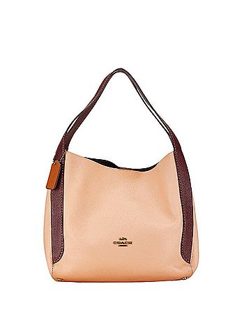 Coach Hadley Hobo Pink Leather Handbag (view 1)