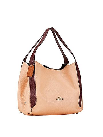 Coach Hadley Hobo Pink Leather Handbag (view 2)