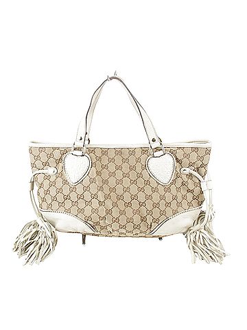Gucci Beige Canvas Tote Bag (view 1)