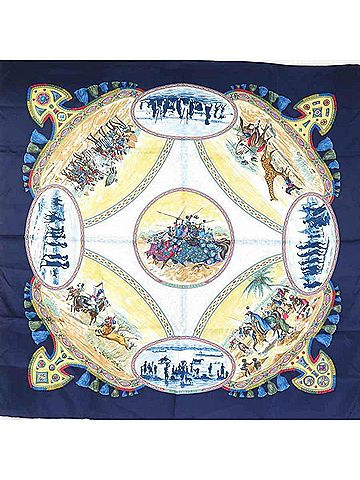 Hermès Carré 90 Multicolour Silk Scarf (view 1)