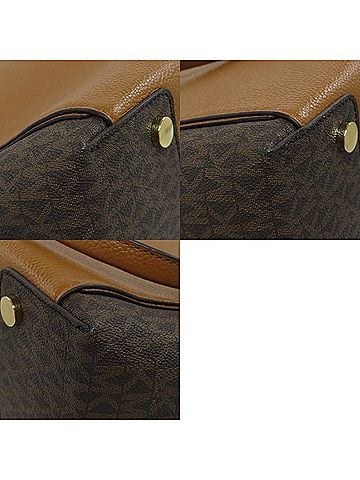 Michael Kors Mae Brown Canvas Tote Bag (view 2)