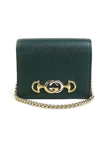 Gucci Horsebit Green Leather Wallet (view 1)