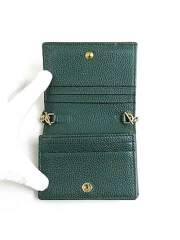 Gucci Horsebit Green Leather Wallet (view 2)
