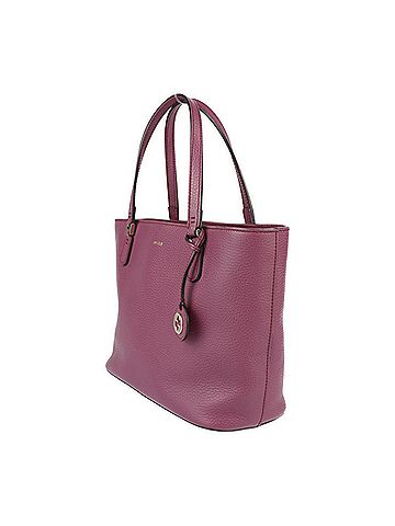 Gucci Interlocking G Purple Leather Shoulder Bag (view 2)