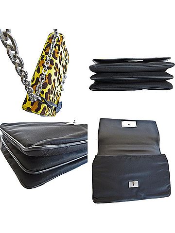 Prada Multicolour Fur Shopper Bag (view 2)