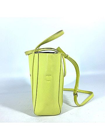 Balenciaga Everyday Yellow Leather Shoulder Bag (view 2)