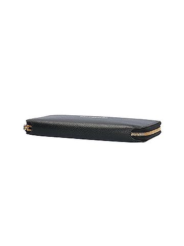Balenciaga Continental Zip Around Black Leather Wallet (view 2)