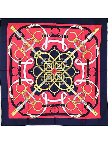 Hermès Carré 90 Multicolour Silk Scarf (view 1)