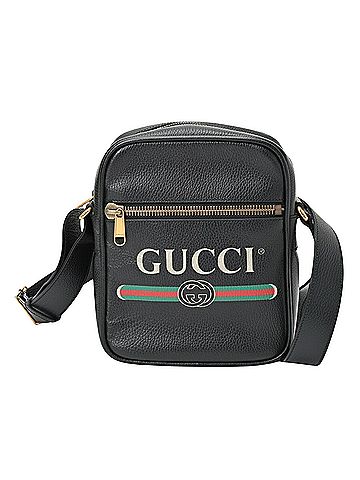 Gucci Black Leather Shopper Bag (view 1)
