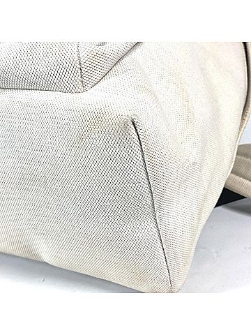 Balenciaga Explorer Beige Canvas Backpack Bag (view 2)