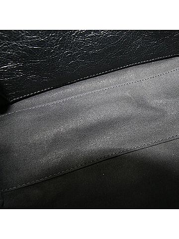 Balenciaga Everyday Black Wool Handbag (view 2)