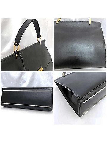 Balenciaga Le Dix Black Leather Handbag (view 2)
