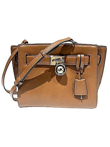 Michael Kors Brown Leather Shopper Bag (view 1)