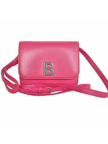 Balenciaga Pink Leather Shoulder Bag (view 1)