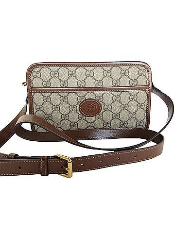 Gucci Supreme Gg Beige Canvas Shopper Bag (view 1)