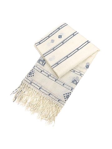 Hermès Navy Silk Scarf (view 2)