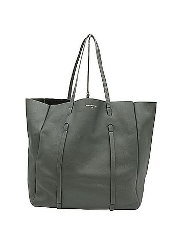Balenciaga Everyday Khaki Leather Tote Bag (view 1)