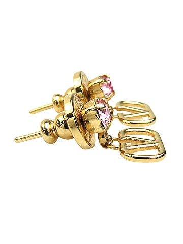 Valentino Garavani Gold Metal Earring Jewelry (view 2)