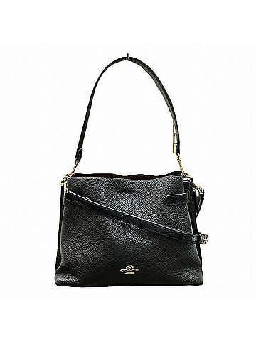 Coach Black Leather Shoulder Bag (view 1)