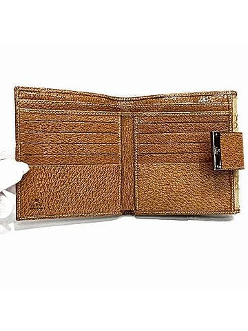 Gucci Porte Feuille Bifold Beige Canvas Wallet (view 2)