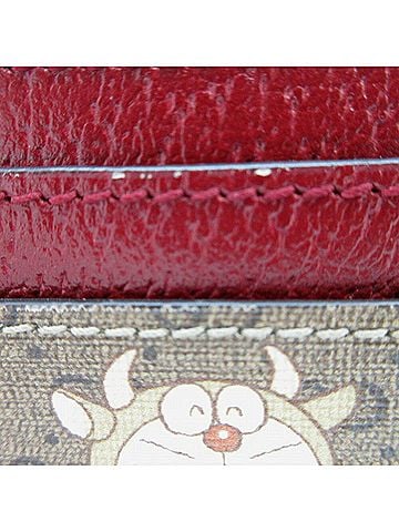 Gucci Doraemon Red Leather Wallet (view 2)