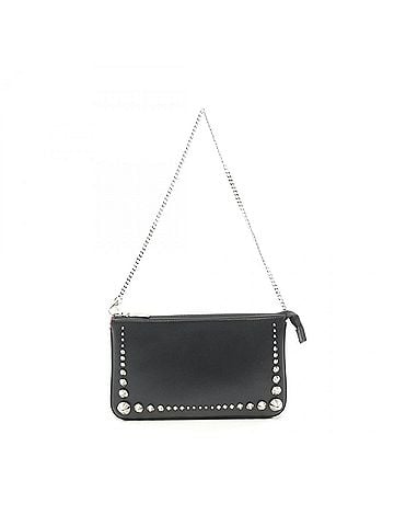 Christian Louboutin Black Leather Shoulder Bag (view 1)