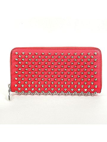 Christian Louboutin Panettone Pink Leather Wallet (view 1)