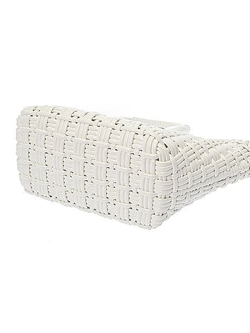 Balenciaga Bistro Basket White Leather Handbag (view 2)