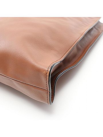 Prada Brown Leather Tote Bag (view 2)