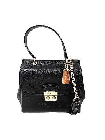 Coach Black Leather Handbag (view 1)