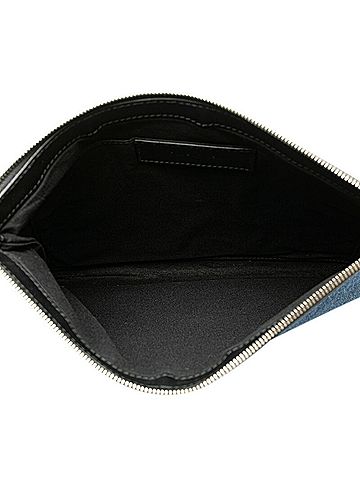 Balenciaga Black Denim - Jeans Clutch Bag (view 2)