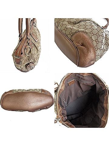Gucci Sukey Beige Canvas Tote Bag (view 2)