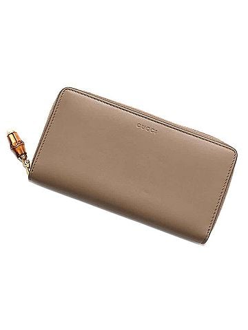 Gucci Bamboo Beige Leather Wallet (view 1)